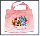 Borsa bambina di pinocchio